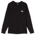 Basic Stussy Long Sleeve T-Shirt - Black