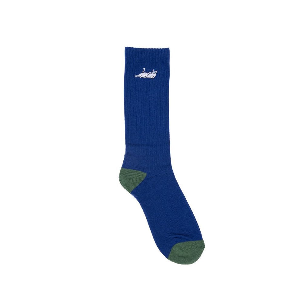 Castanza Sock - Nvy/Hntr Grn
