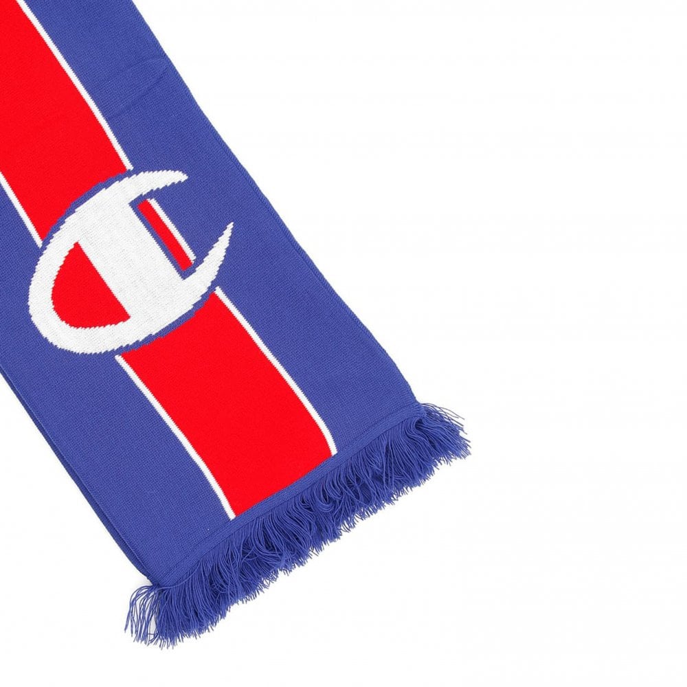 Stripe Scarf  - Blue/Red