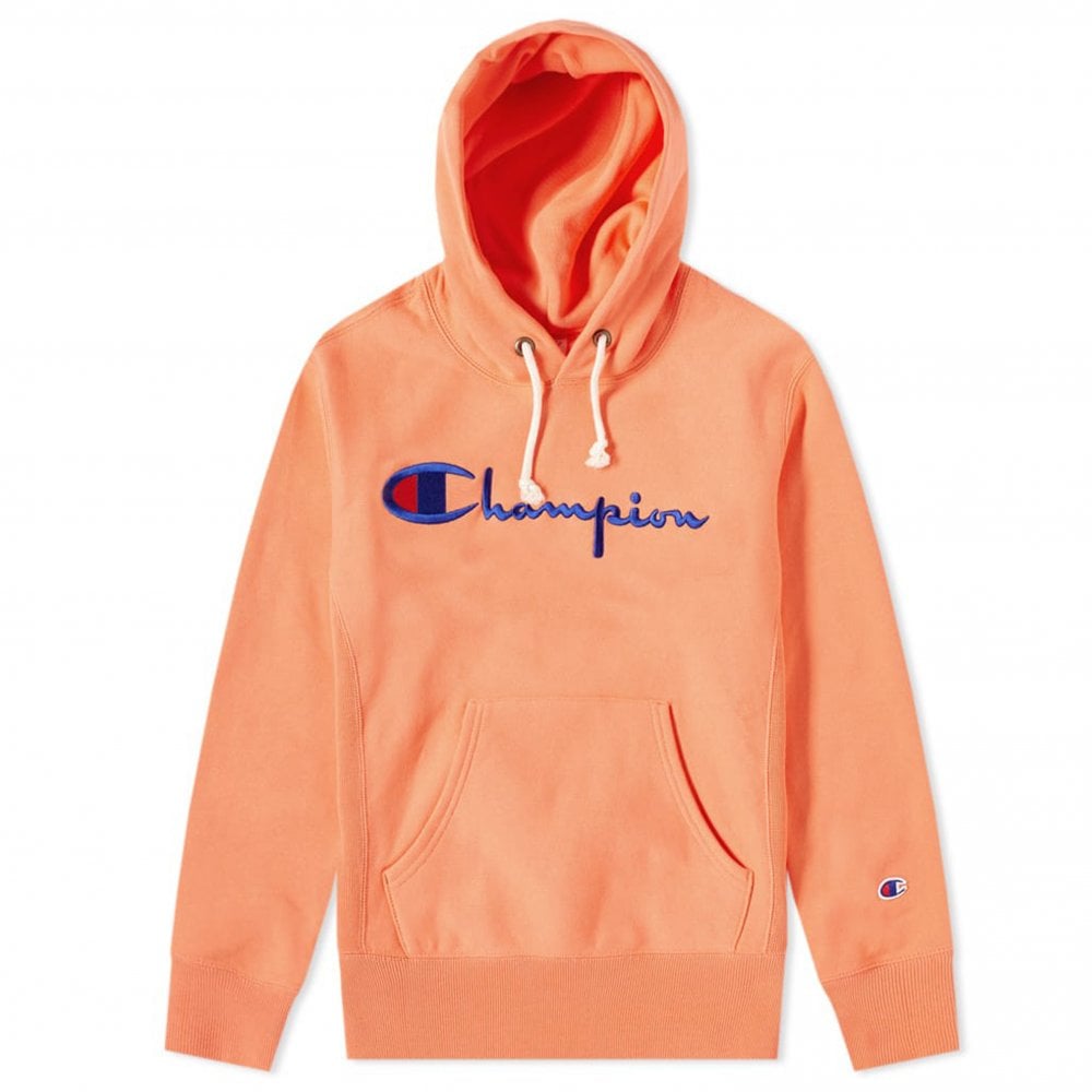 Script Logo Hood - Peach