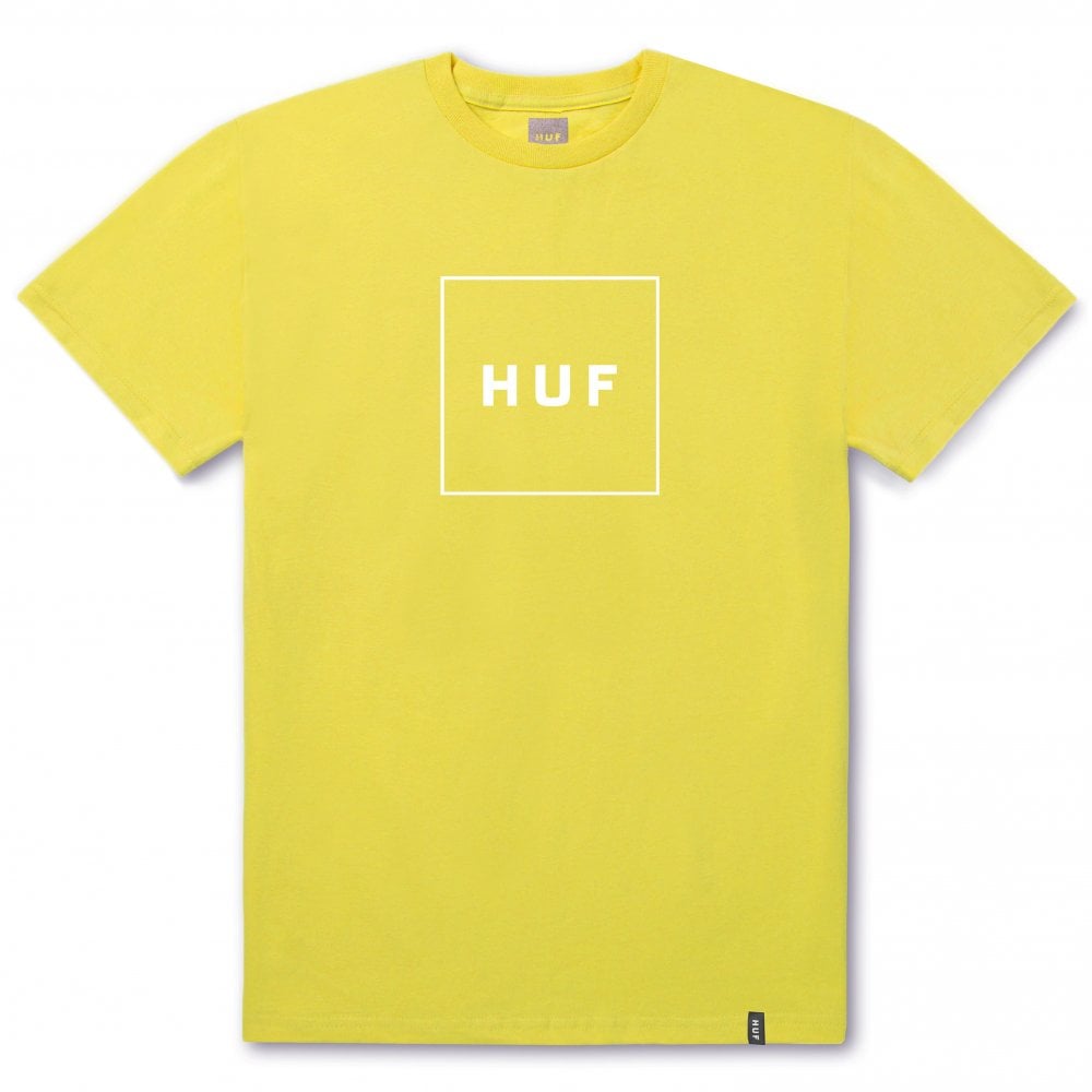 Essentials Box Logo T-Shirt - Aurora Yllw