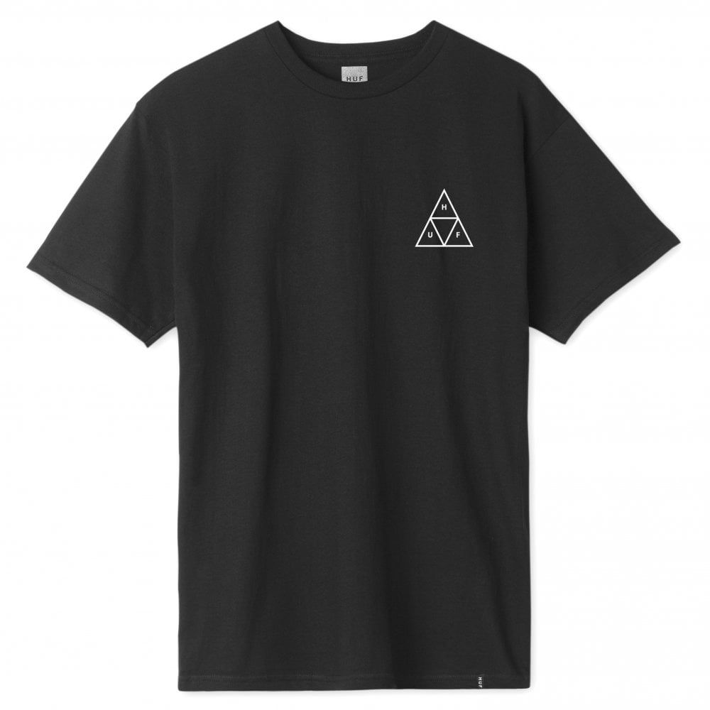 City Rose Triple Triangle T-Shirt - Black