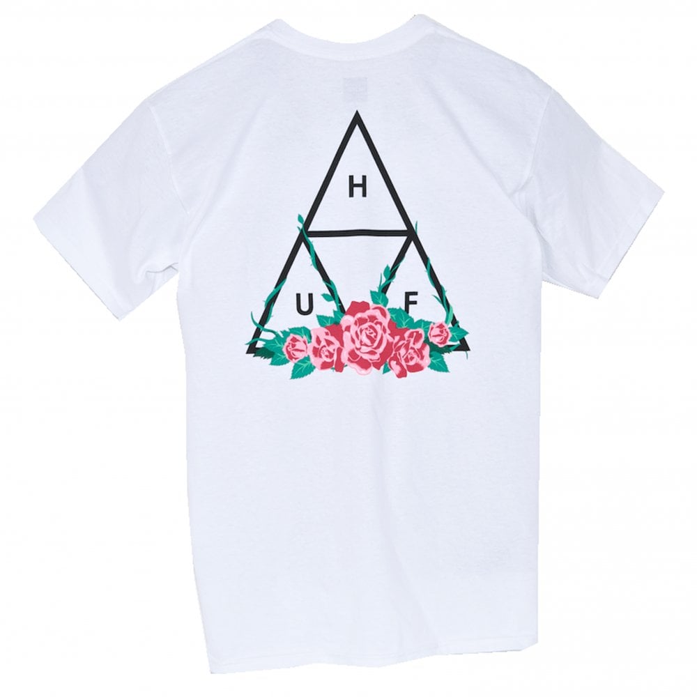 City Rose Triple Triangle T-Shirt - White