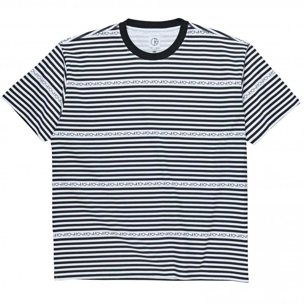 Stripe Logo T-Shirt - Black