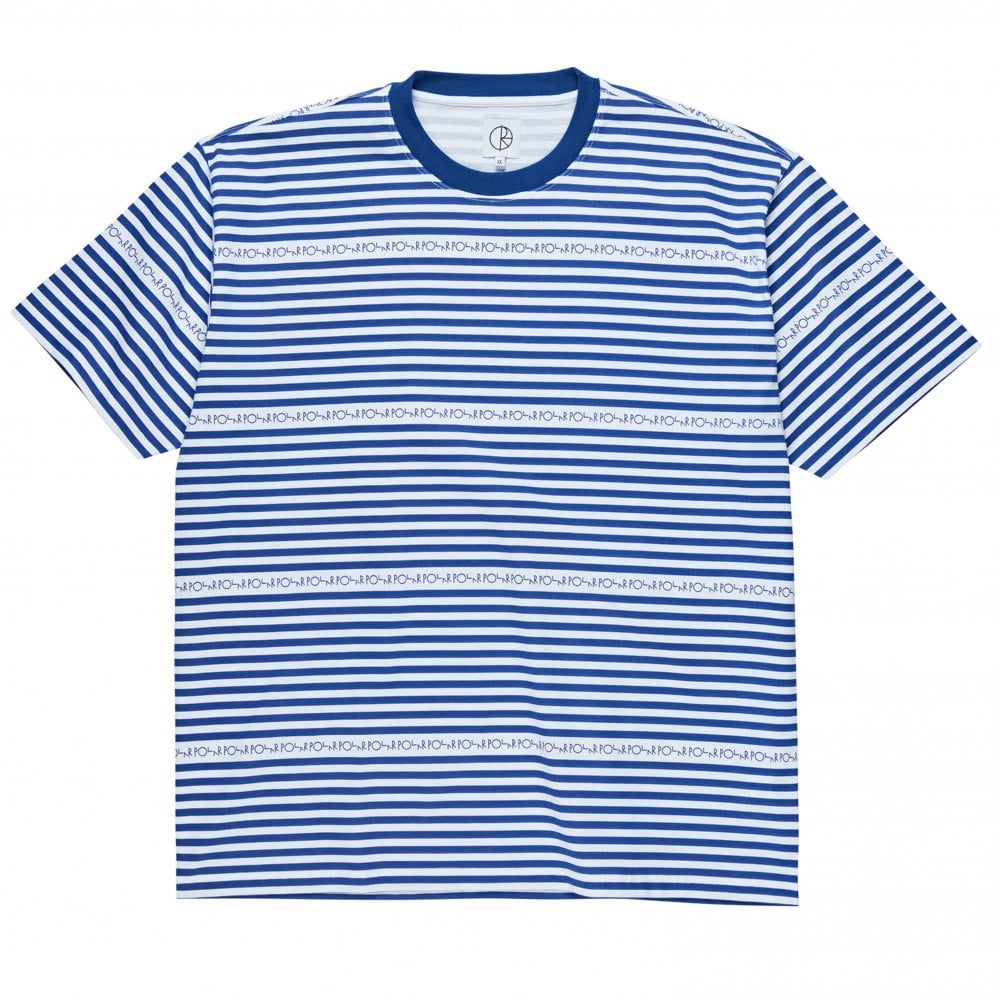 Stripe Logo T-Shirt - Dark Blue