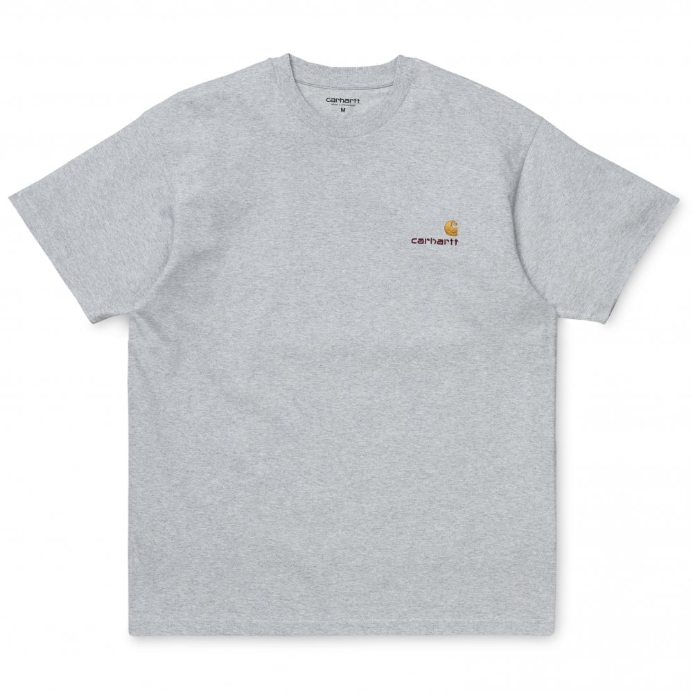 American Script T-Shirt - Ash Heather