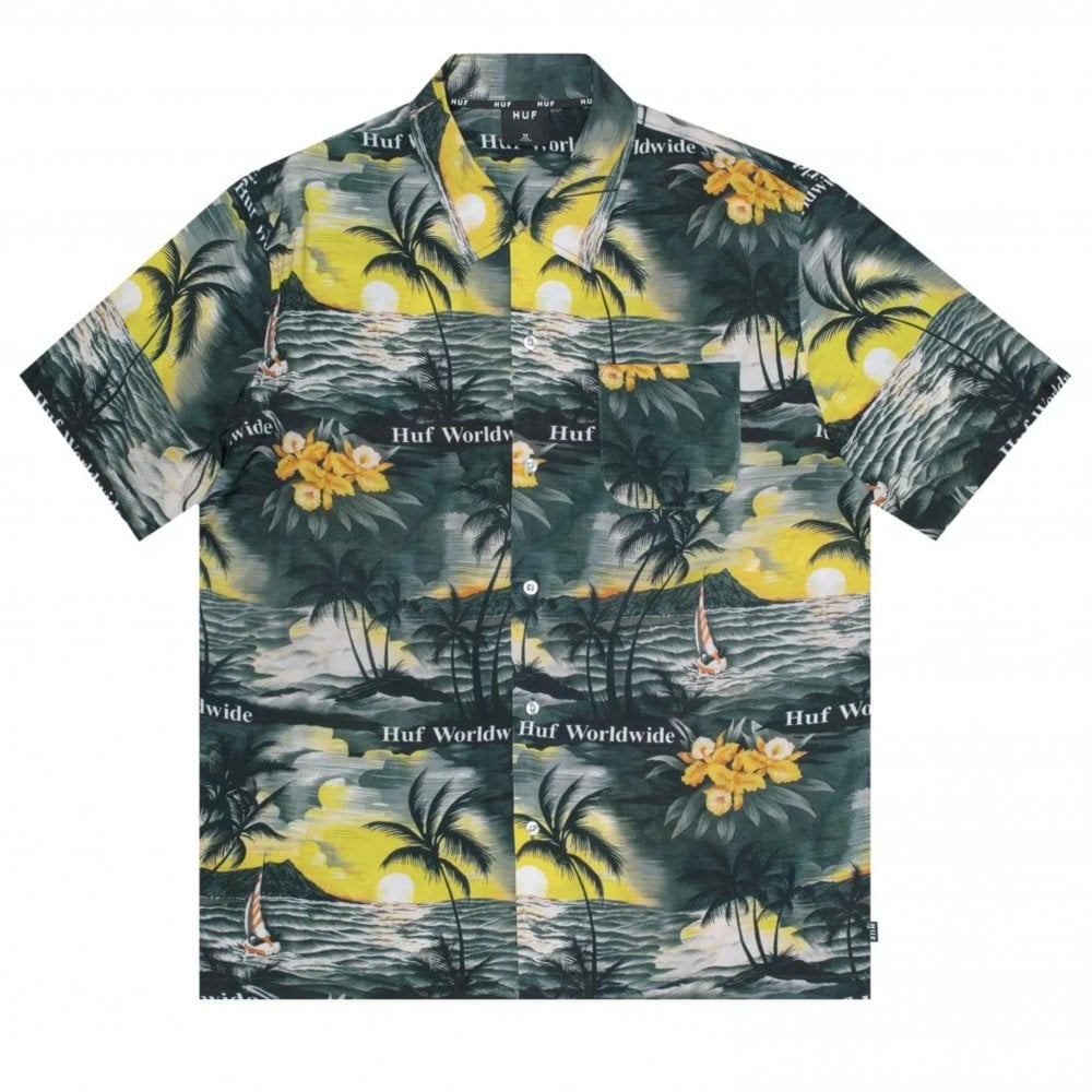 Venice Short Sleeve Shirt - Black - Black