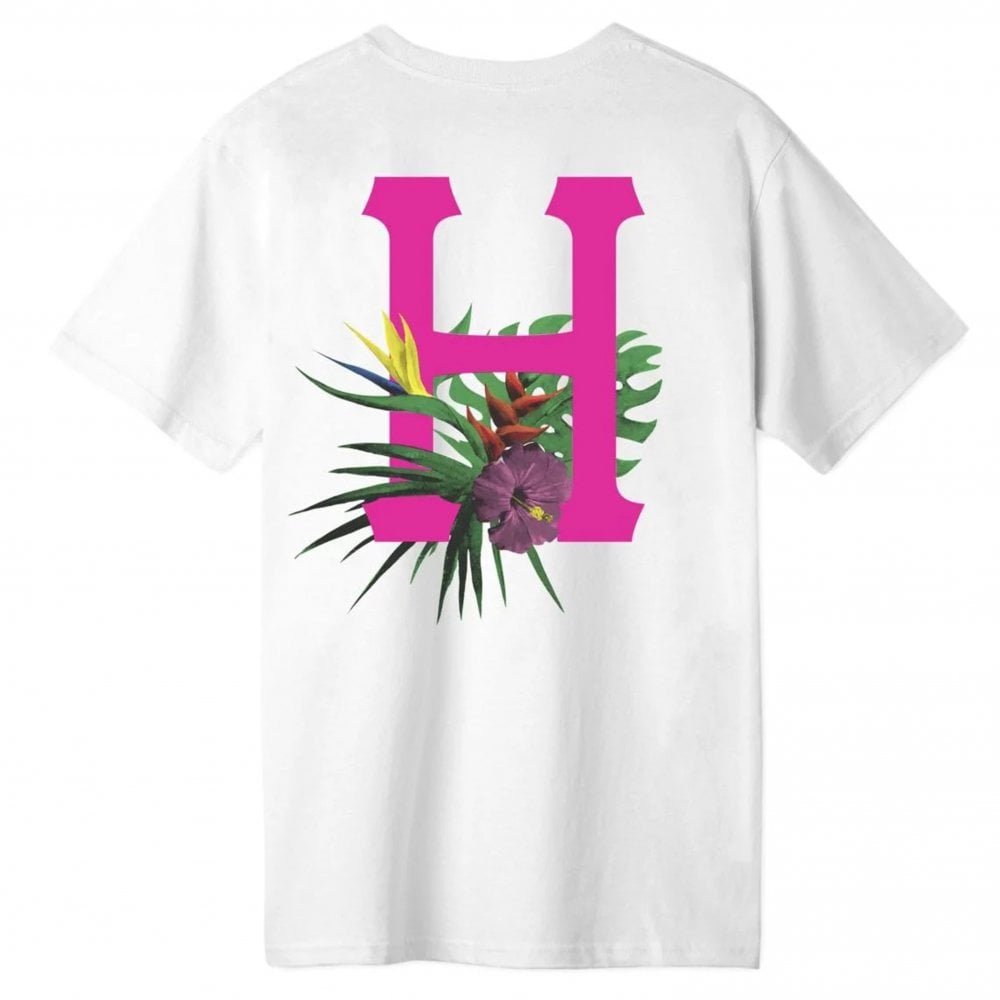 Jungle H T-Shirt - White - White
