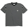 Stripe Pocket T-Shirt - Black