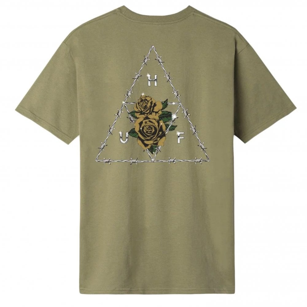 Dystopia Triple Triangle T-Shirt - Dried Herb