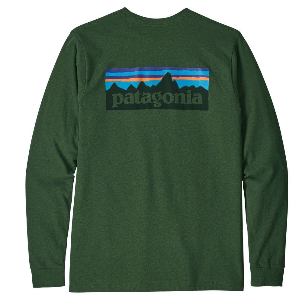 P6 Logo Long Sleeve T-Shirt - Alder Green