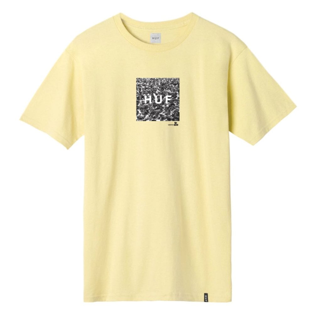 x Woodstock Box Logo T-Shirt - Yellow