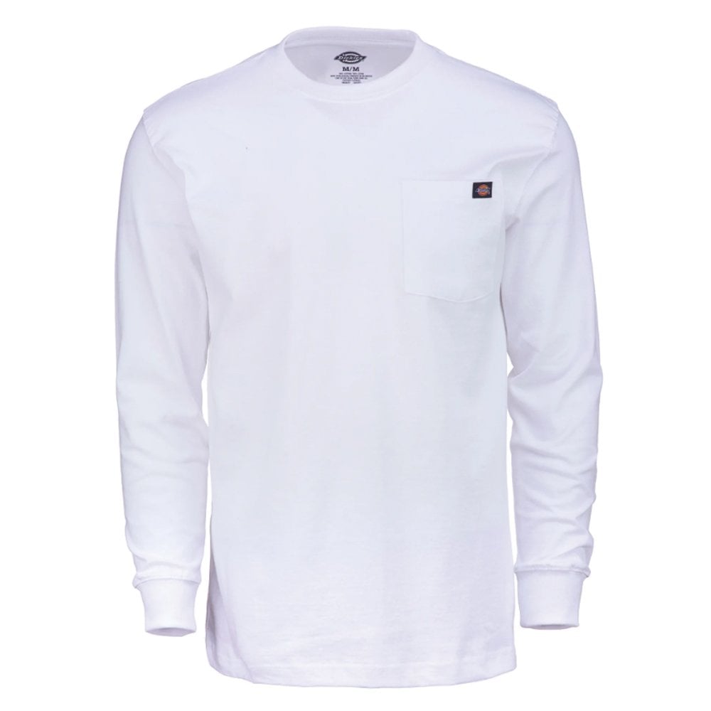 Pocket Long Sleeve T-Shirt - White