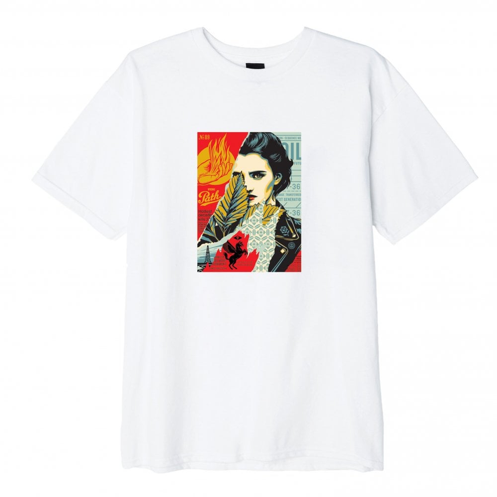 Wrong Path T-Shirt - White - White