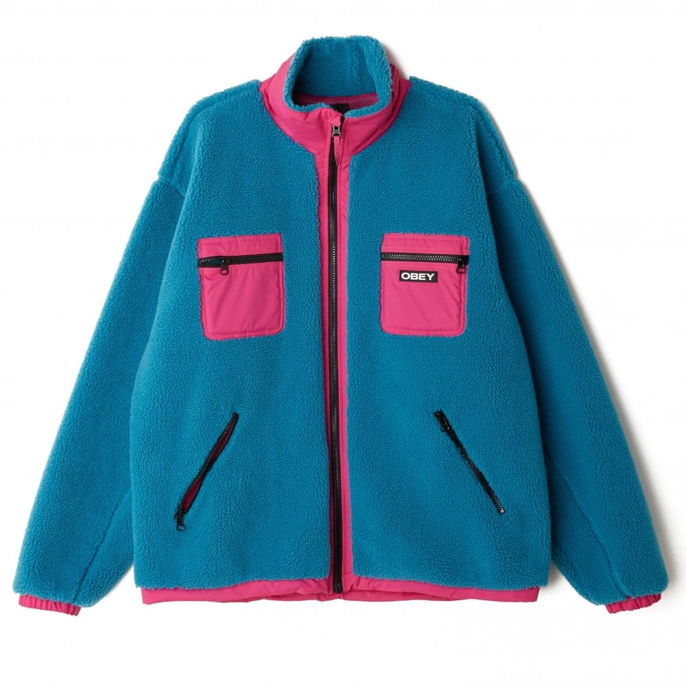 Out There Sherpa Jacket - Pure Teal - Pure Teal