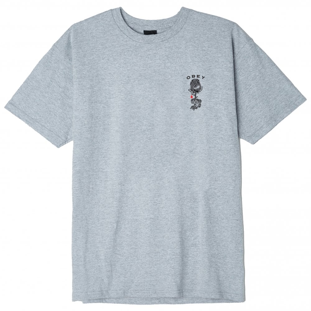 Rose Shackle T-Shirt - Heather Grey