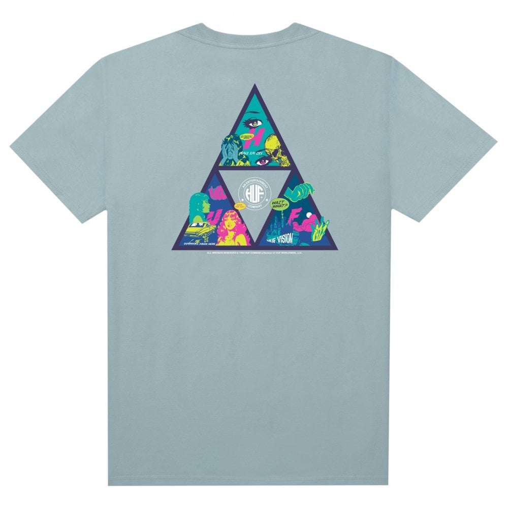 Comics Triple Triangle T-Shirt - Cloud Blue - Cloud Blue