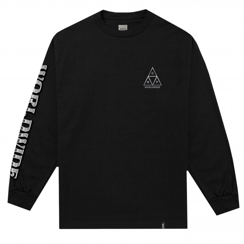 Ember Rose Long Sleeve T-Shirt - Black - Black