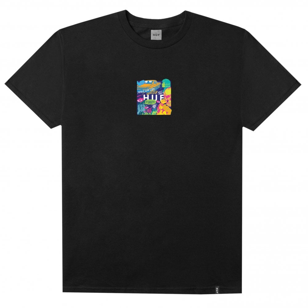 Comic Box T-Shirt - Black - Black