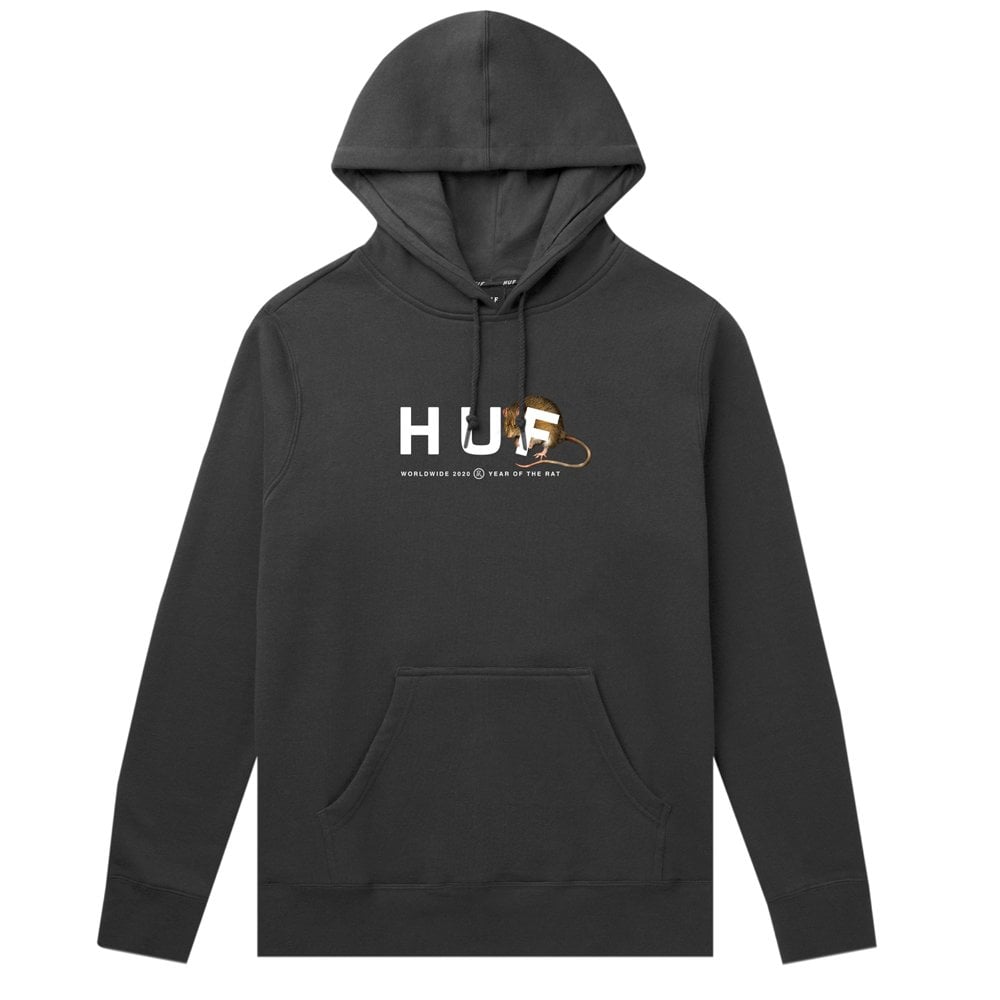 Year Of The Rat Hoodie - Black - Black