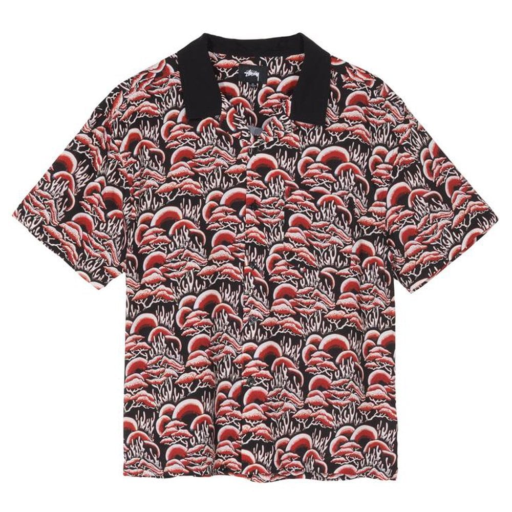 Coral Printed Shirt - Red - Red