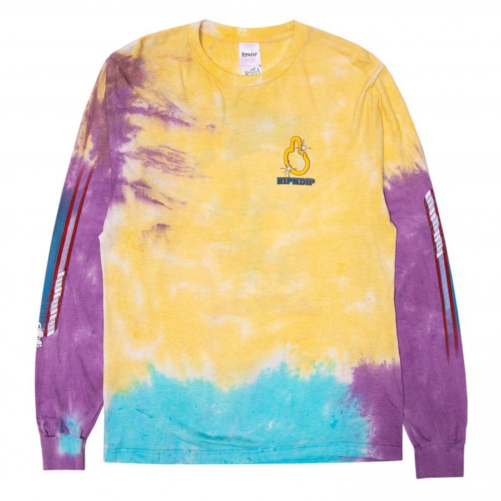 Nermhog Long Sleeve T-Shirt - Tie Dye - Tie Dye