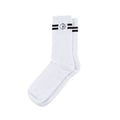 Stroke Logo Socks - White/Black