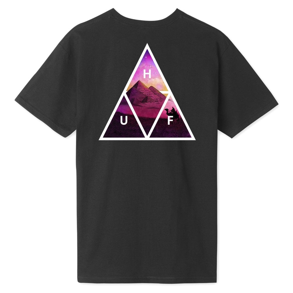 Mirage Triple Triangle T-Shirt - Black - Black