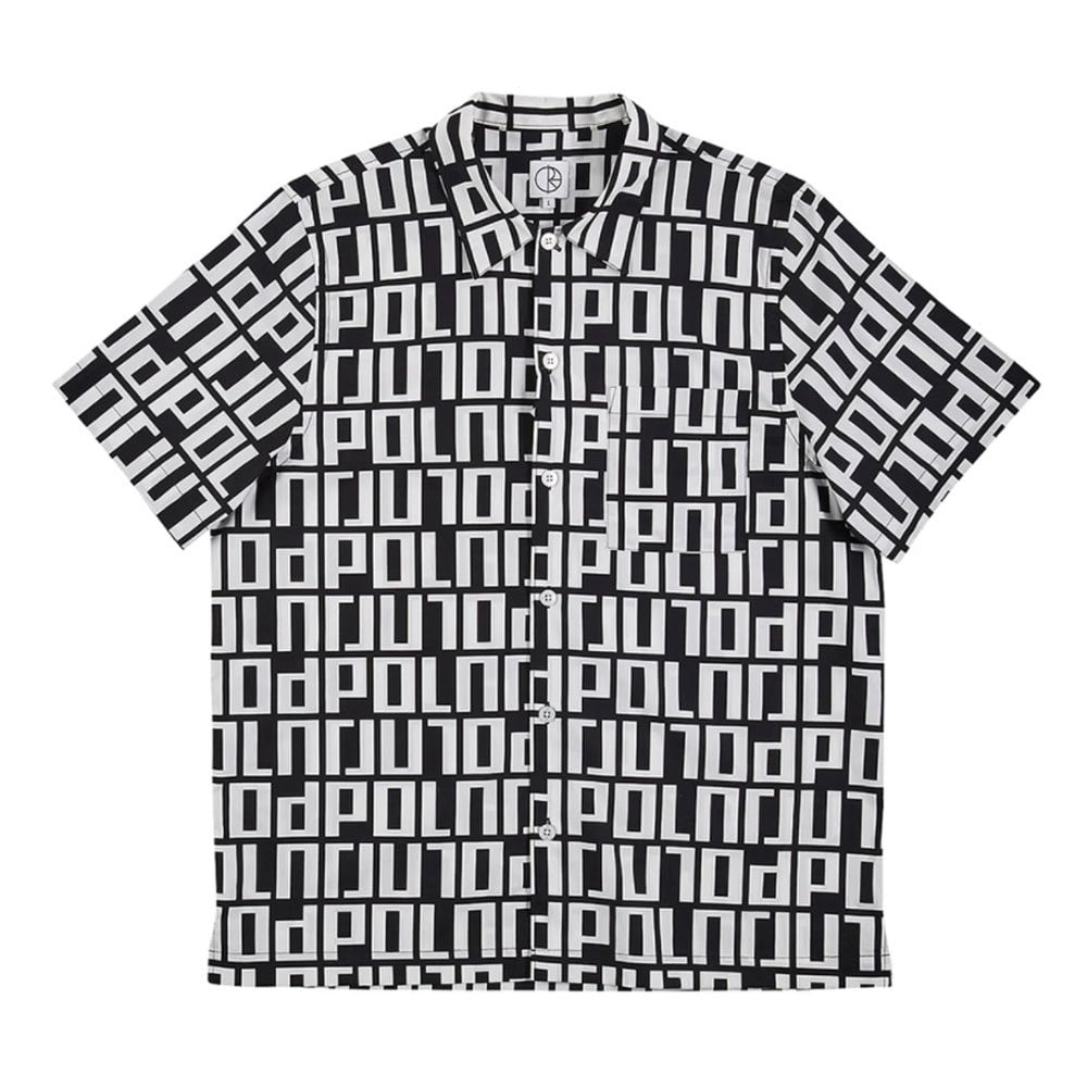 Square Logo Shirt  - Black/White