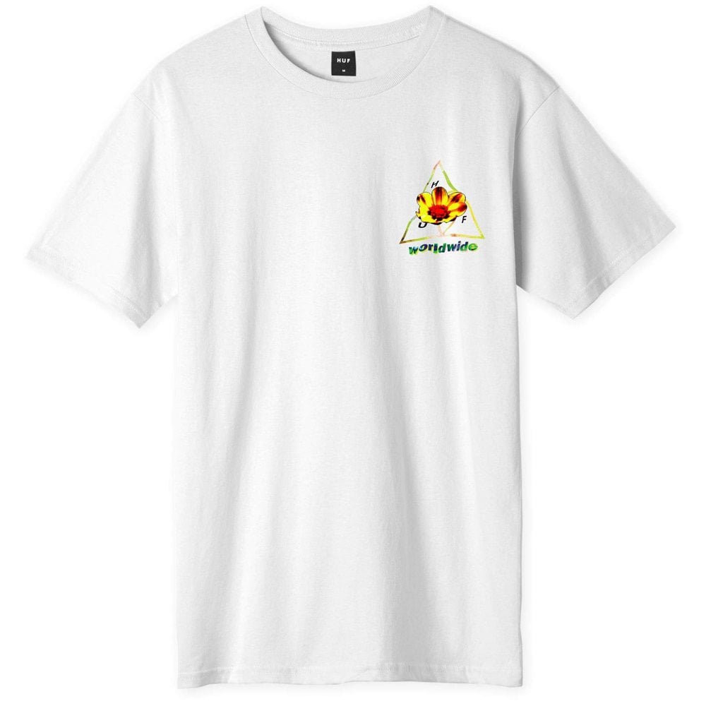 Come Down Triple Triangle T-Shirt - White - White
