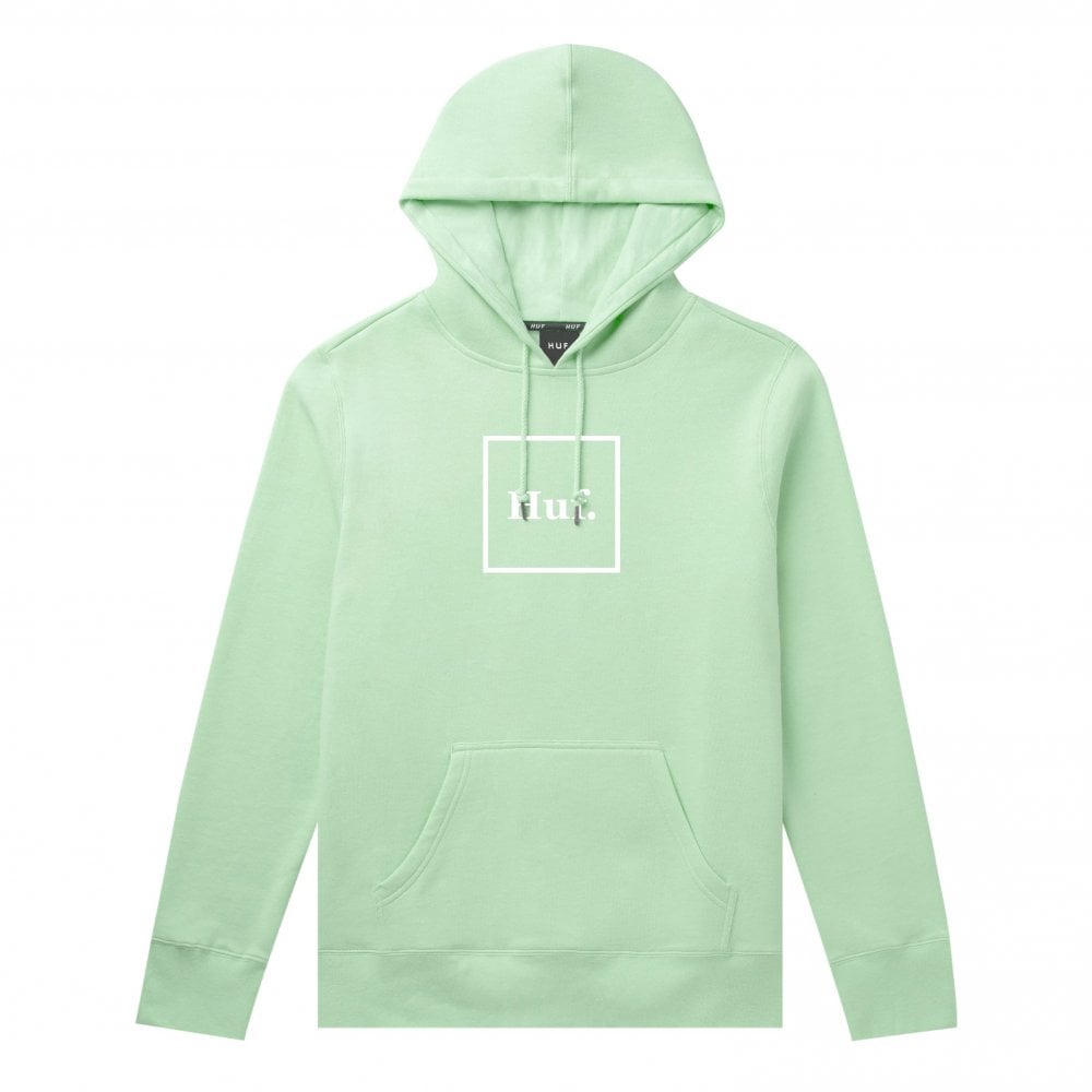 Essential Box Logo Hoodie - Neo Mint