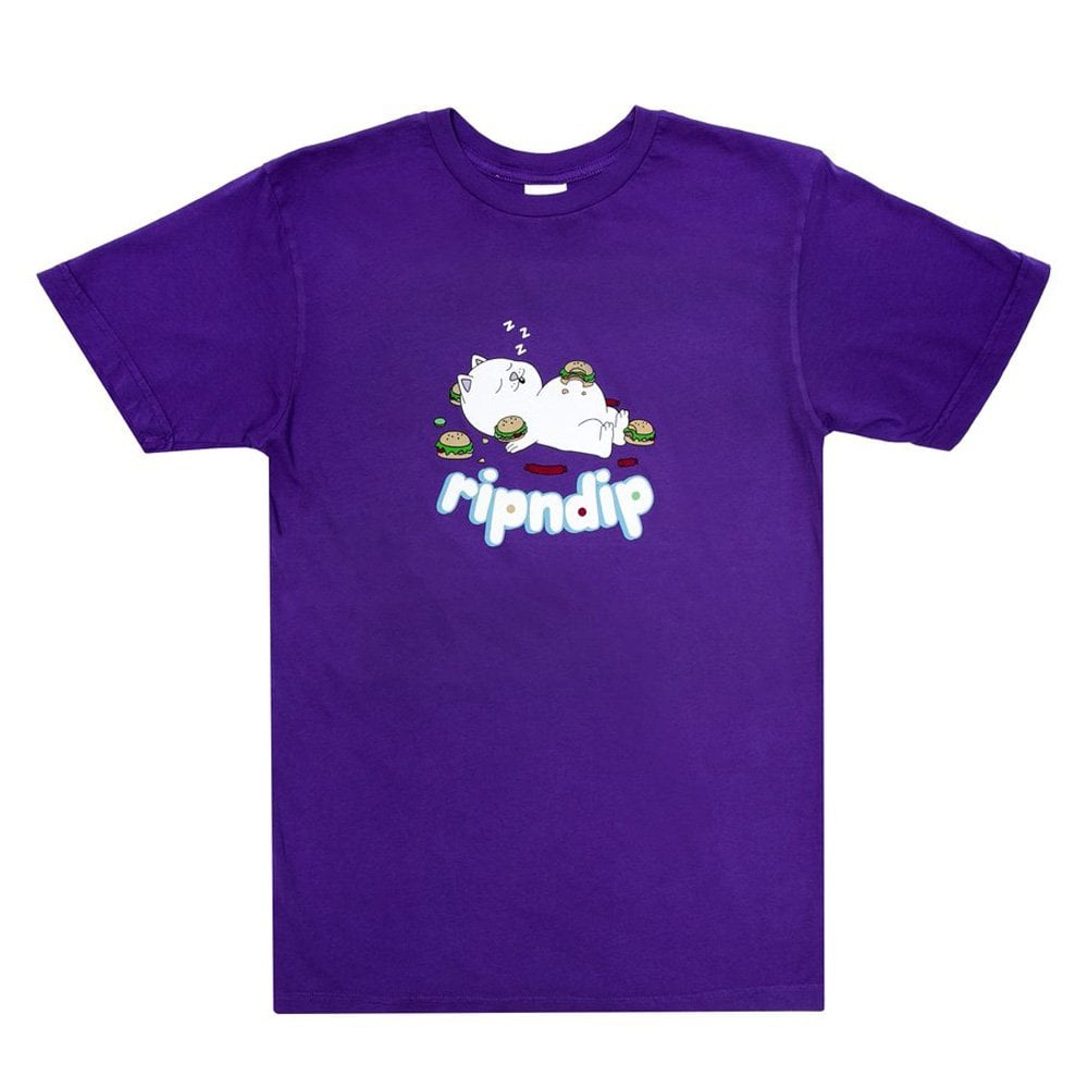 Fat Hungry Baby T-Shirt - Purple - Purple