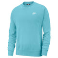 Club Crewneck Sweatshirt - Aqua/White