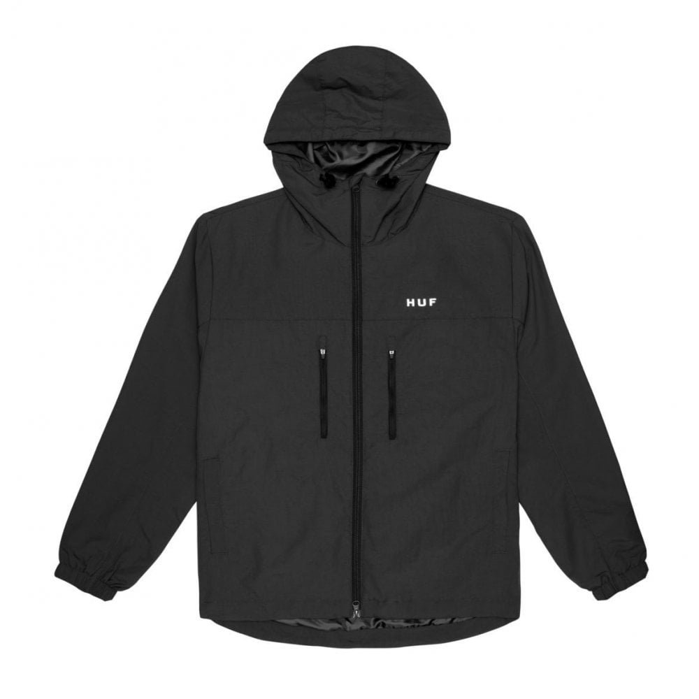 Essentials Zip Standard Shell Jacket - Black - Black