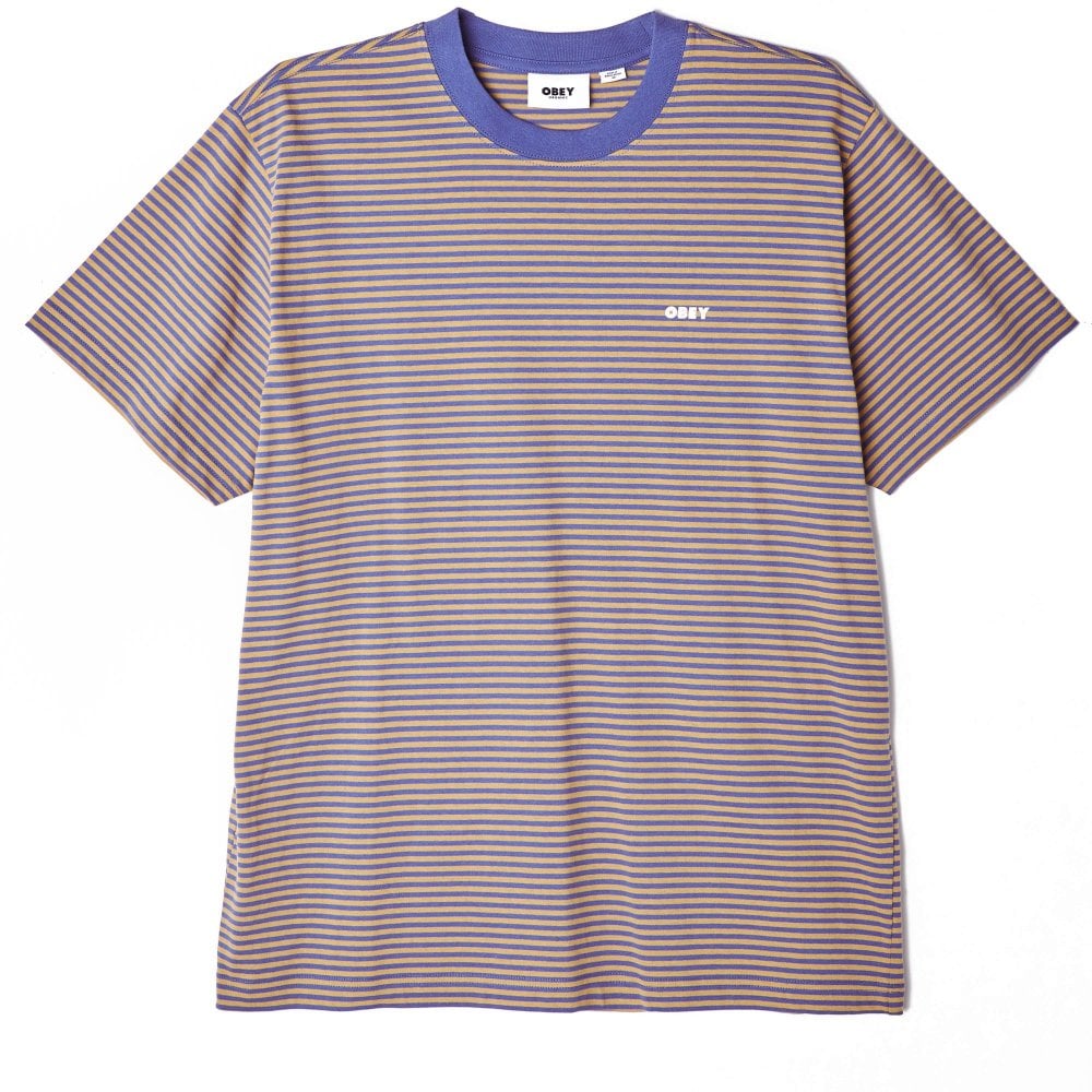 Ideal Organic Striped T-Shirt - Almond Multi - Multi Almond