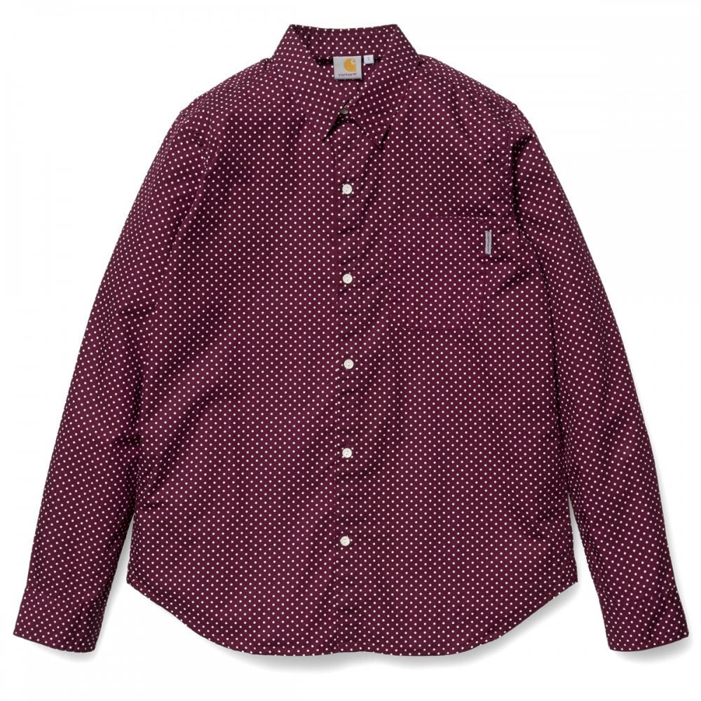 Dots Longsleeve Shirt - Varnish/Wht