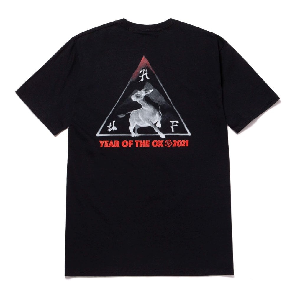 x Year Of The Ox Triple Triangle T-Shirt - Black