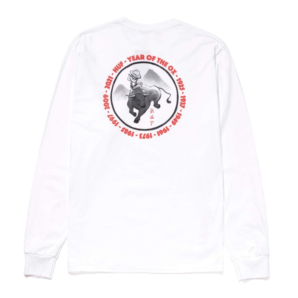 x Year Of The Ox Zen Ox Long Sleeve T-Shirt - White