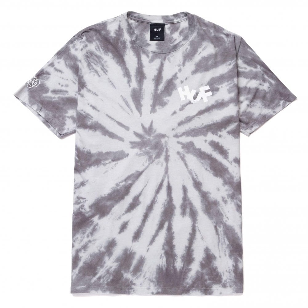 x Haze Brushed Tie-Dye T-Shirt - Black - Black