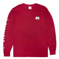 Nermal Pocket Long Sleeve T-Shirt - Burgundy
