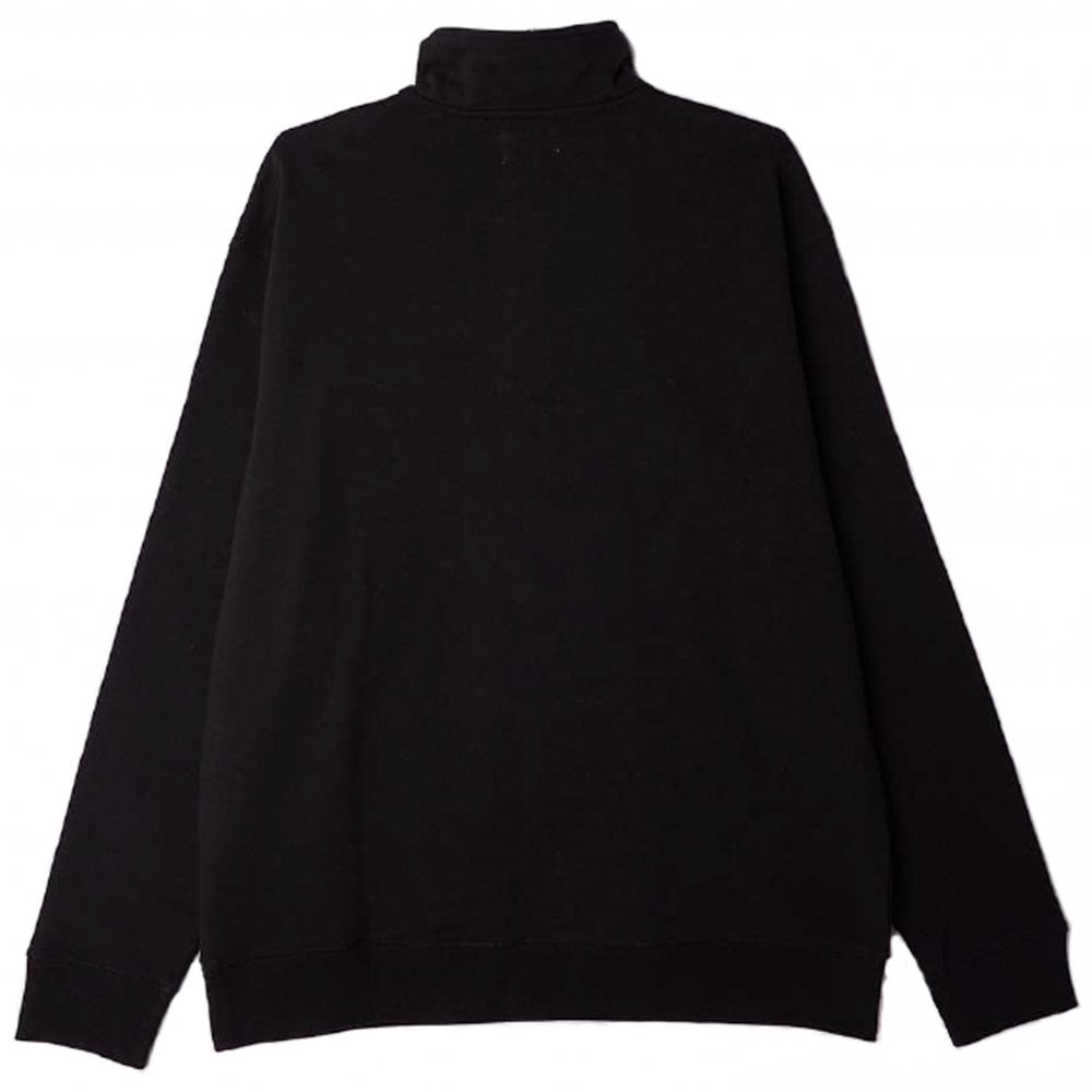 Thief Mock Neck Zip Sweatshirt - Black/Multi