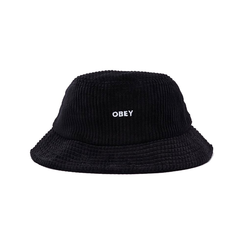 Bold Cord Bucket Hat - Black