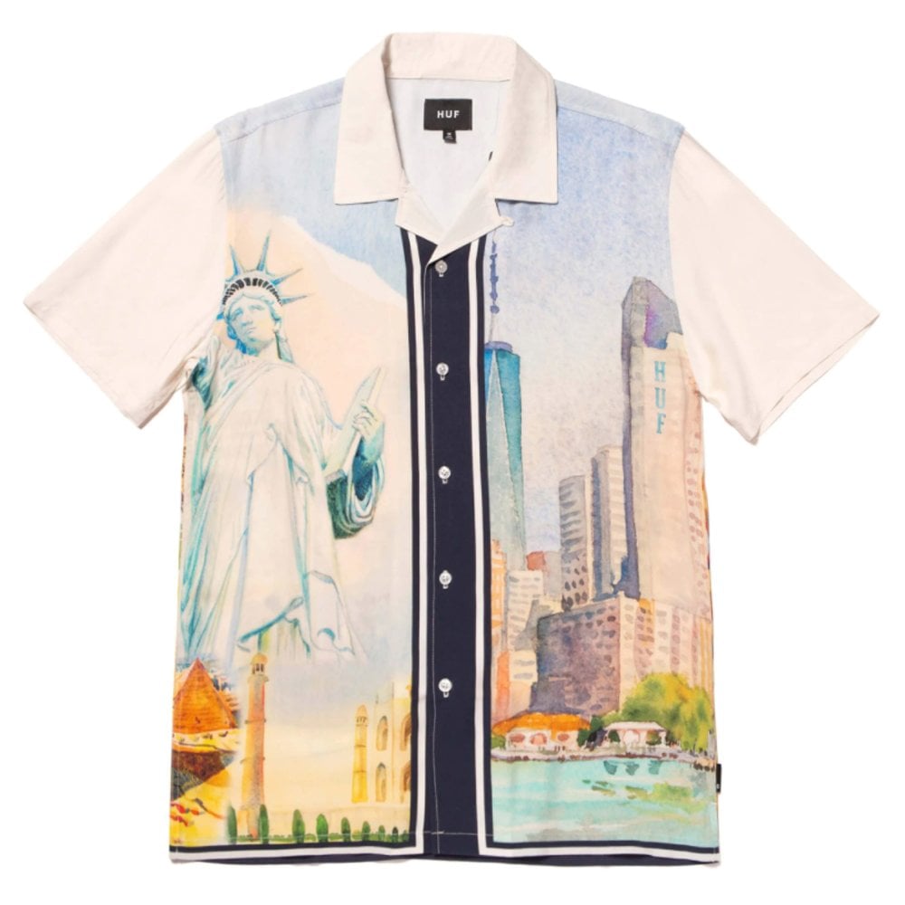 Prestige Short Sleeve Resort Shirt - White - White
