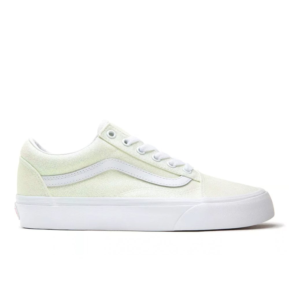 Old Skool UV Glitter - Pink/White
