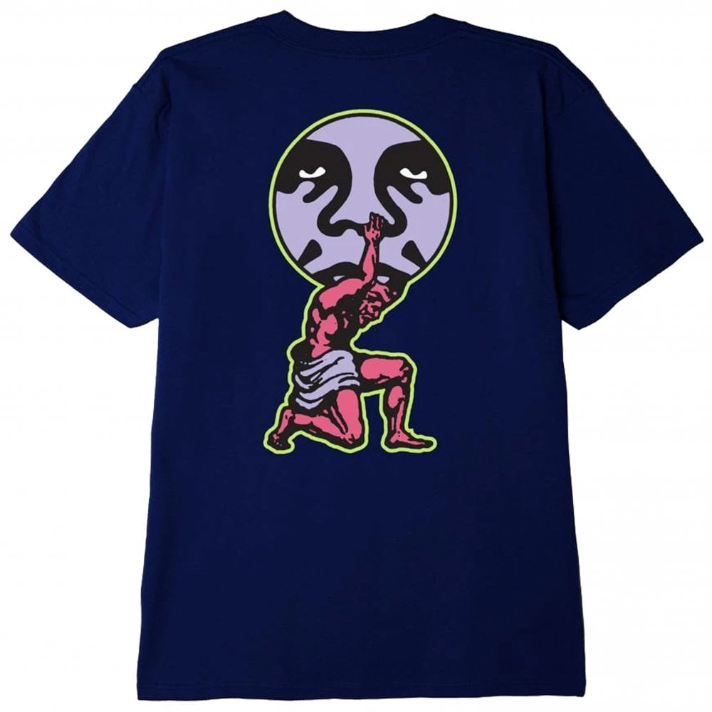 Weight Of The World T-Shirt - Navy