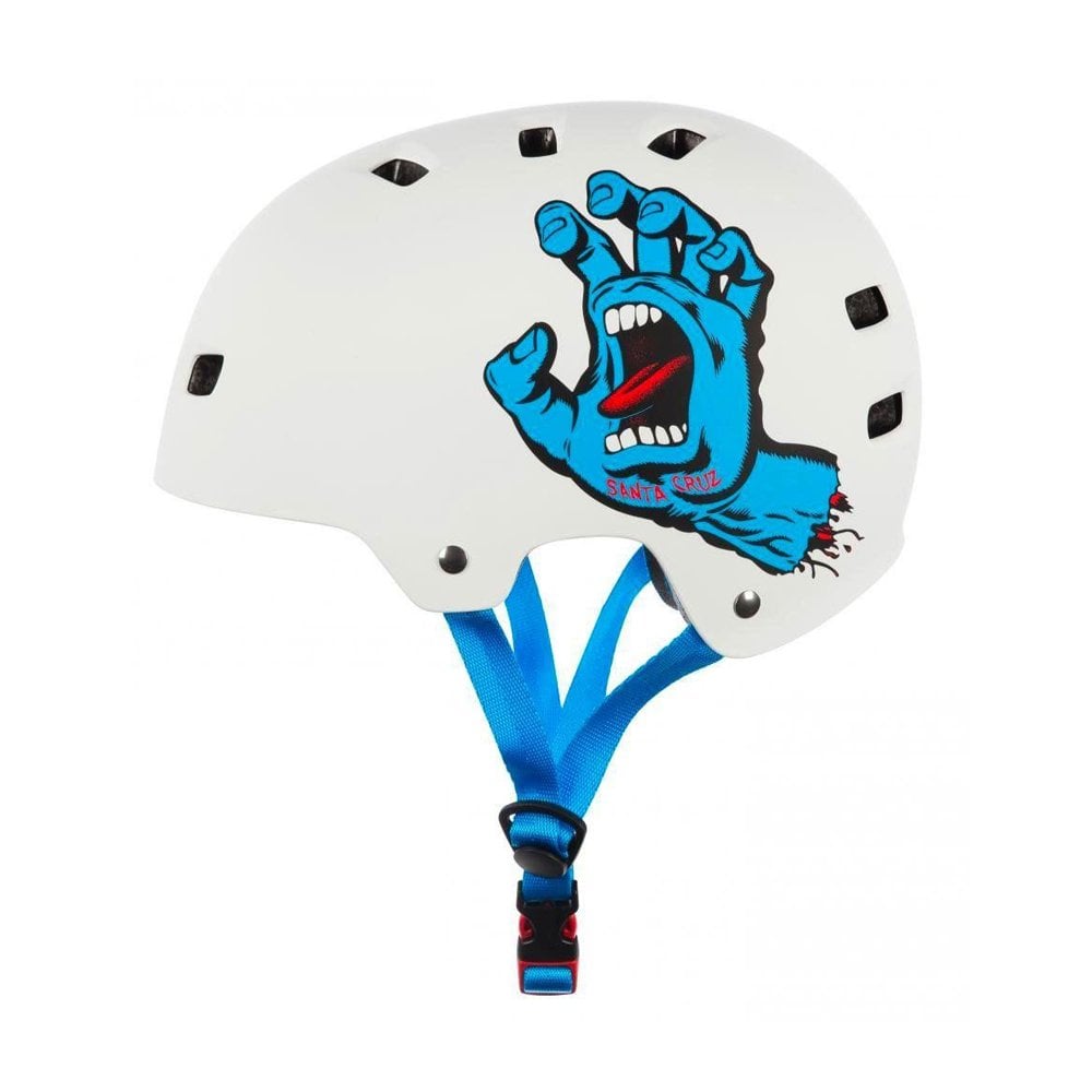 x Santa Cruz Screaming Hand Helmet - Matte White