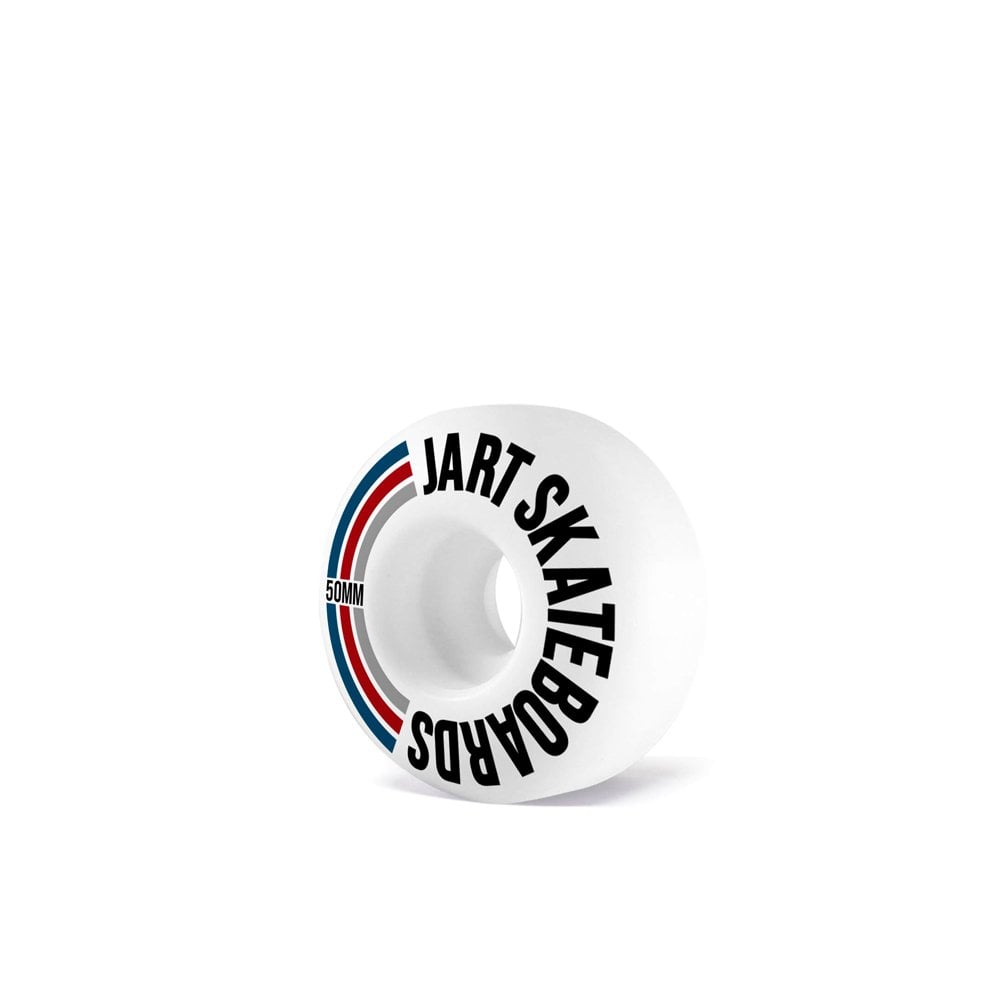 Flag Skateboard Wheel - White