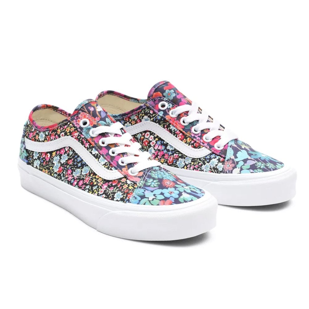 Old Skool Taper Liberty Fabric - Black Floral
