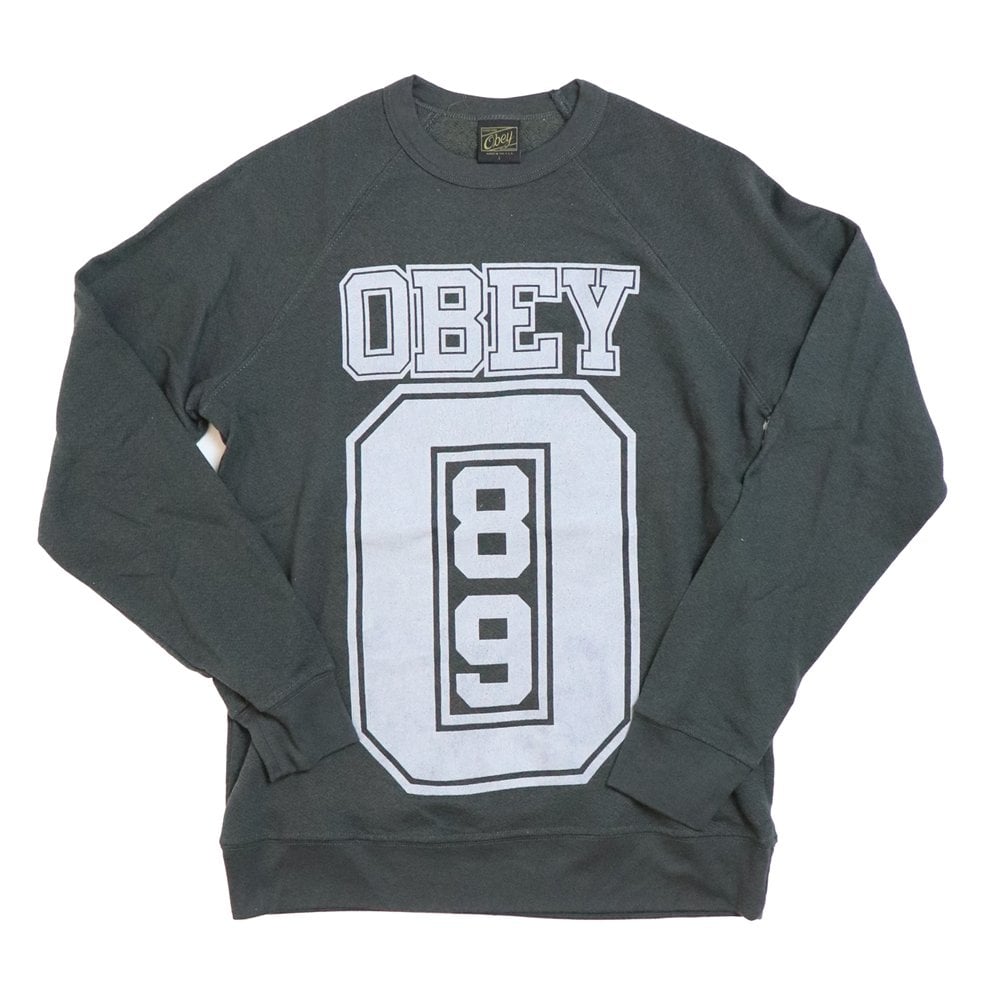 Obey Jersey Crewneck Sweat - Graphite