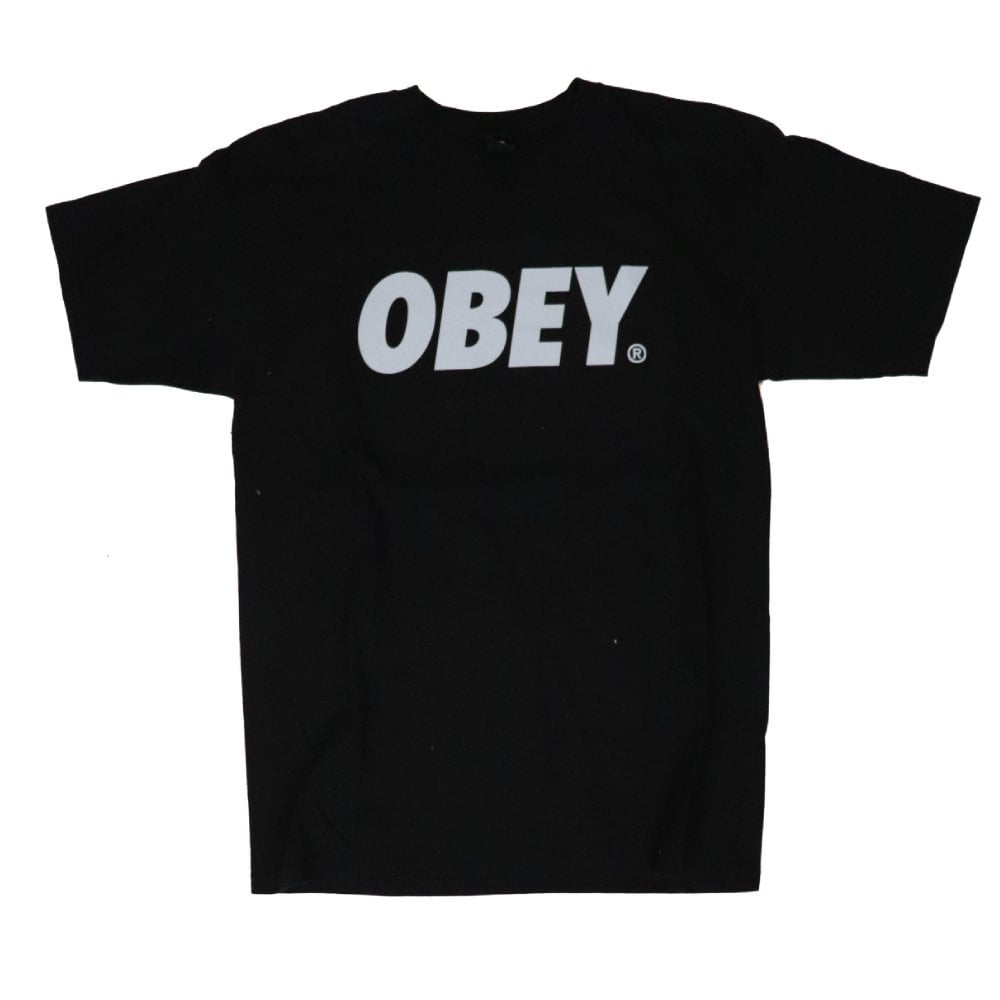 Font T-Shirt - Black/Grey